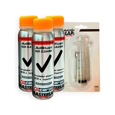 Pack of 3 Adblue Anti-Crystallizers with Dispenser – Prevents Crystallization, Cleans Injectors and SCR Catalysts